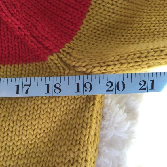 Gap Women Size SM Rainbow Colorblock Wool Crewneck Sweater Multi Stripe Winter - Picture 8 of 9